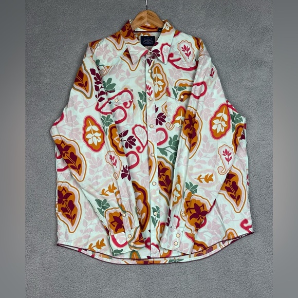 Indigo Palms Co. Tommy Bahama Shirt Floral Button Up Men's XXL Multi Color - Picture 8 of 8